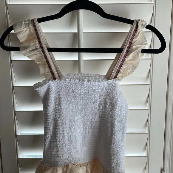 BRAND NEW Pitusa Ruffle Smocking Cotton Dress - Picture 5 of 10